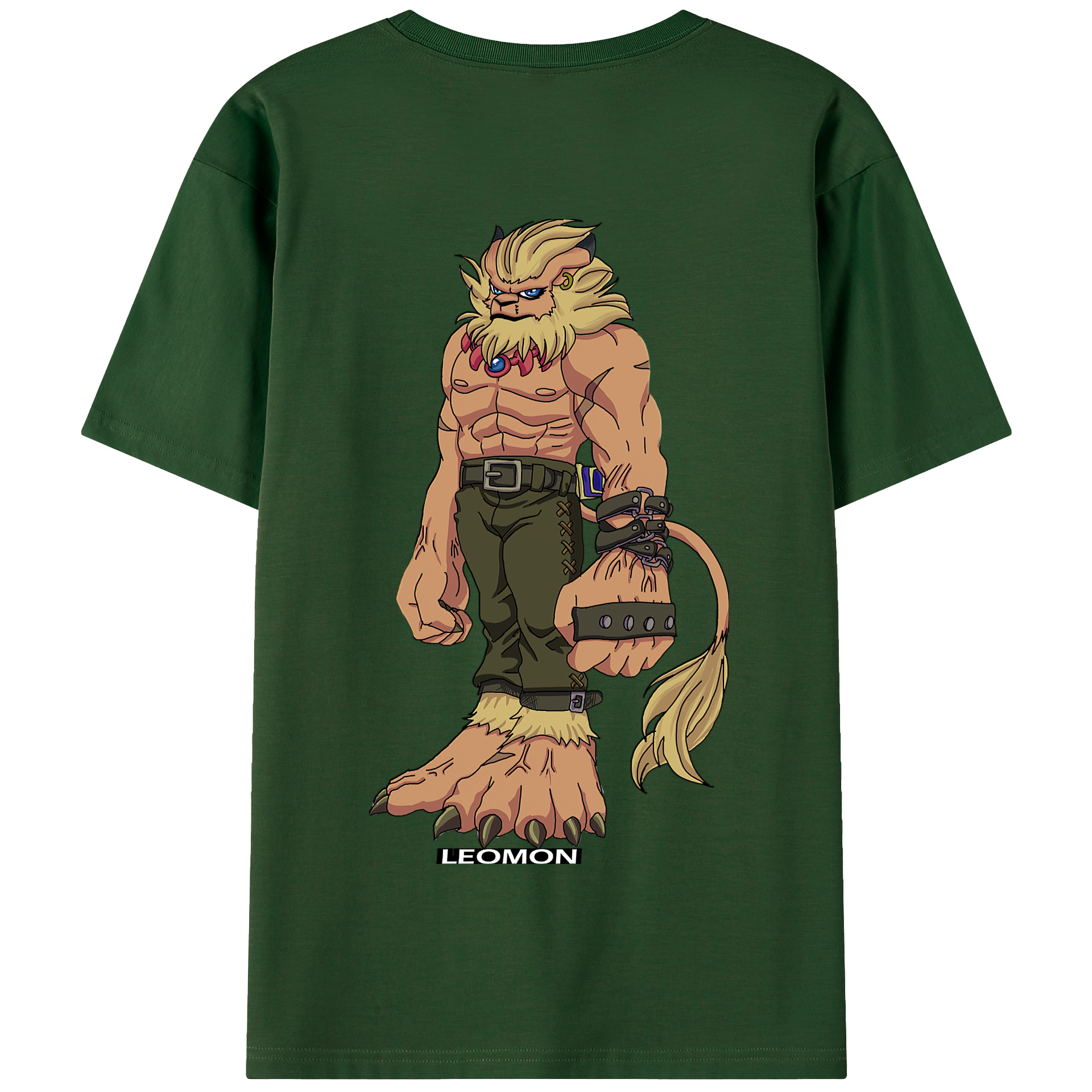 （画像用） Digimon デジタルモンスター/デジモン 綿100％半袖Tシャツ（背面プリント）
